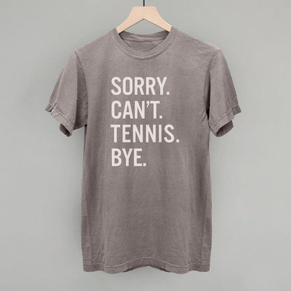Shineful Fleece Crewneck Sweatshirt Sorry Can't Tennis Bye