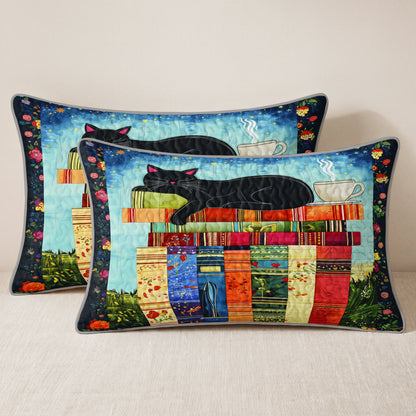 Shineful Quilt 3-Piece Set Cozy Cat
