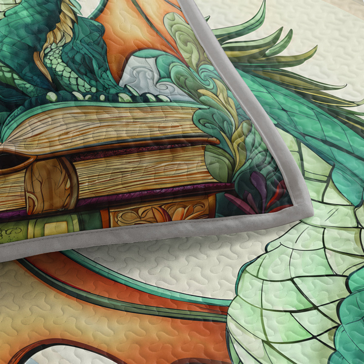 Shineful Quilt 3-Piece Set Dragon Tale