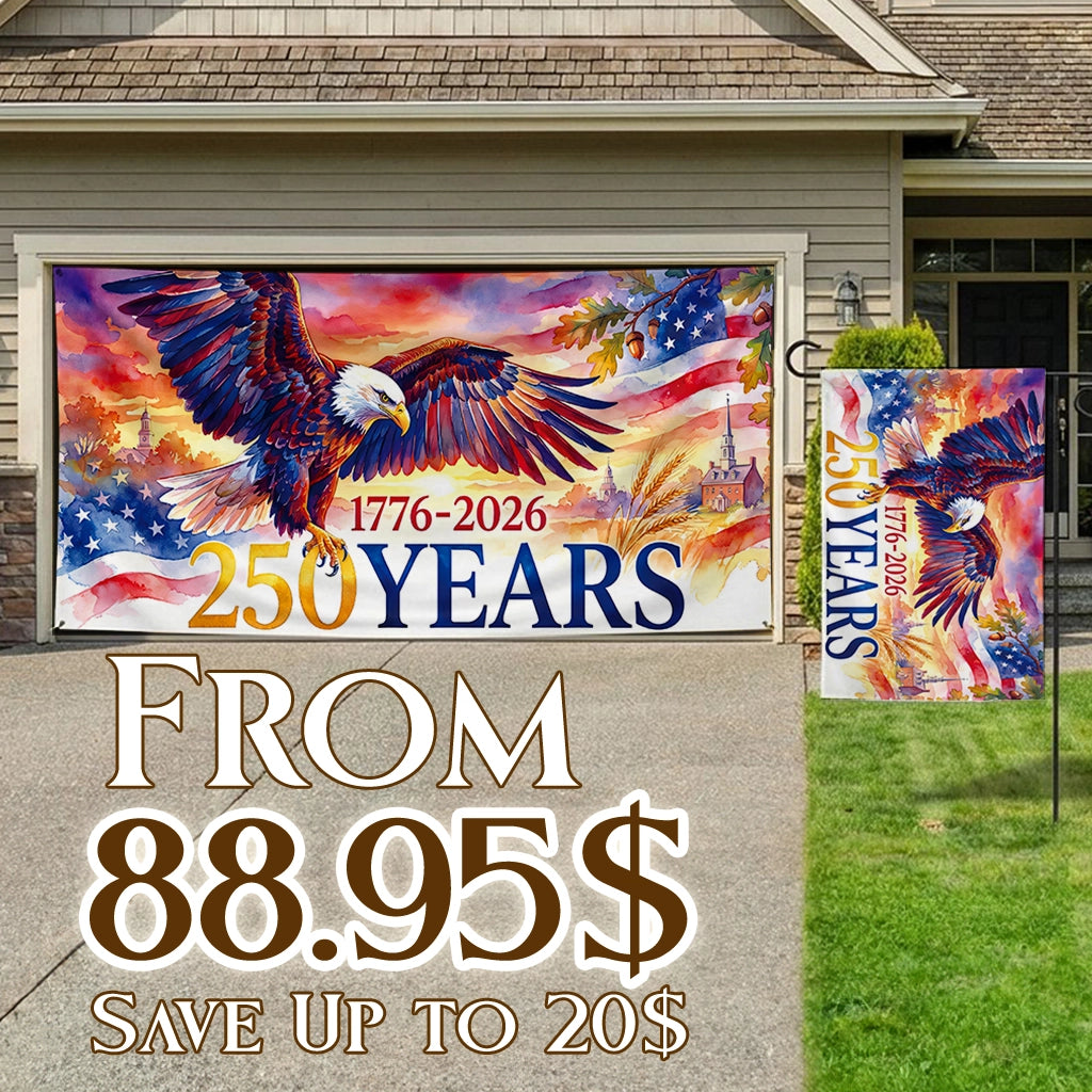 Shineful Bundle Garage and Garden Flag - Freedom Still Soars