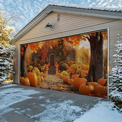 Shineful Garage Door Banner Decoration - Embracing Fall's Warm Welcome