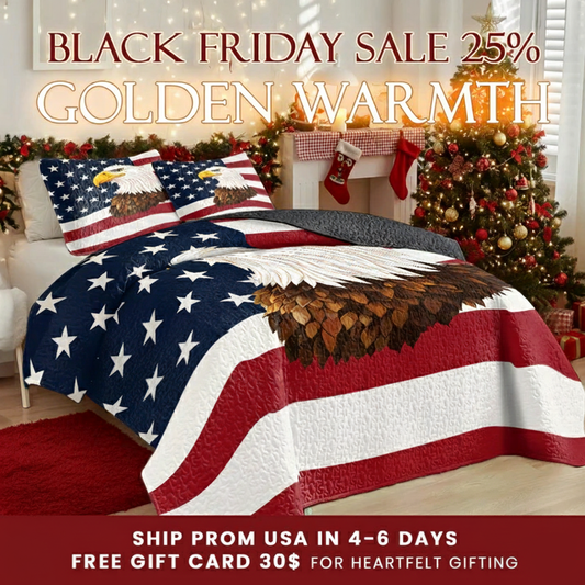 Shineful Quilt 3-Piece Set American Eagle