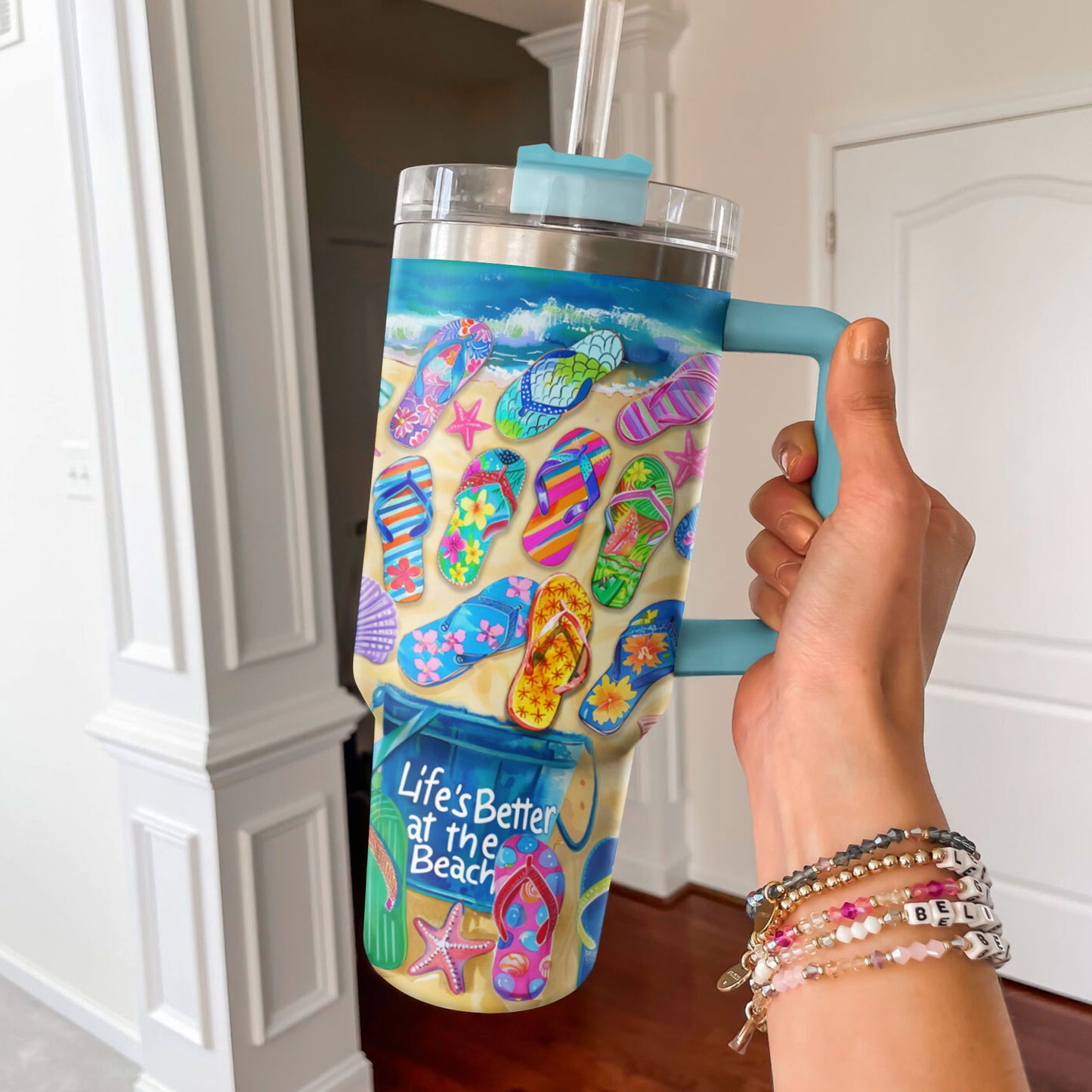 Shineful Tumbler Life's Better At The Beach