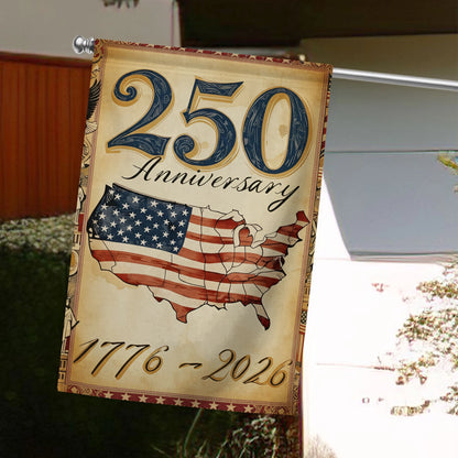 Shineful Bundle Garage and House Flag - 250 Years of American Heritage