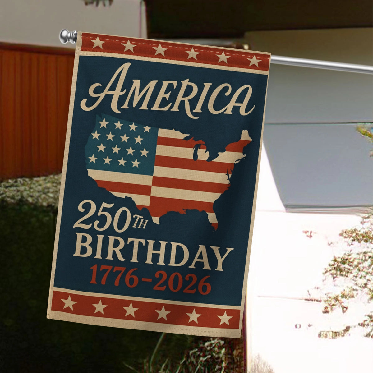 Shineful Bundle Double Flag Celebrating 250 Years of America