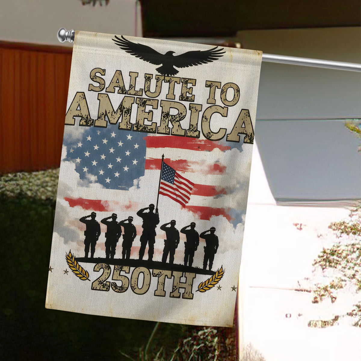 Shineful Bundle Double Flag Salute to America