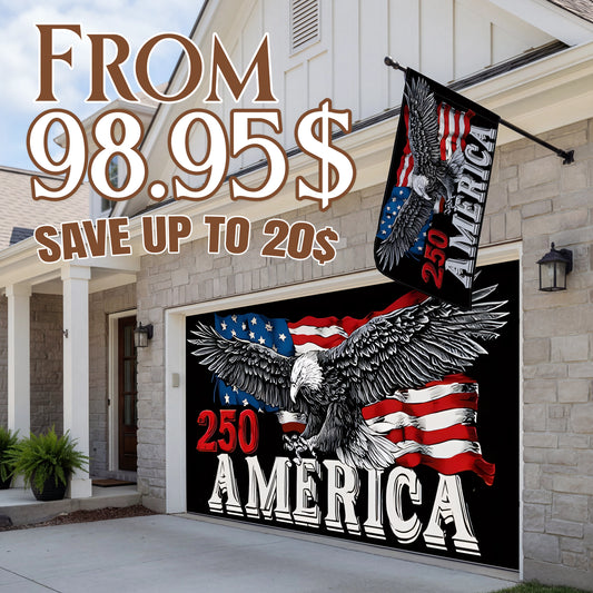 Shineful Bundle Garage and House Flag - 250 Years Unbroken