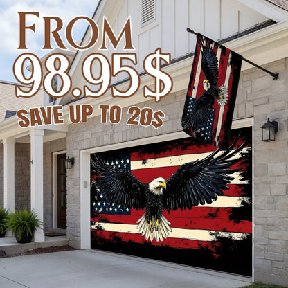 Shineful Bundle Garage and House Flag - Still Flying Free
