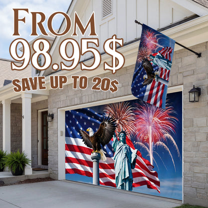 Shineful Bundle Garage and House Flag - The American Standard