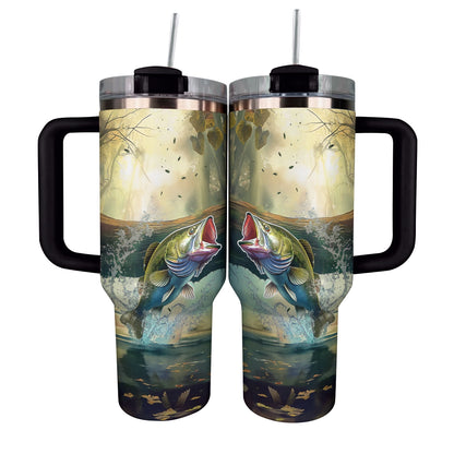 Shineful Tumbler Fishing Bass Leap