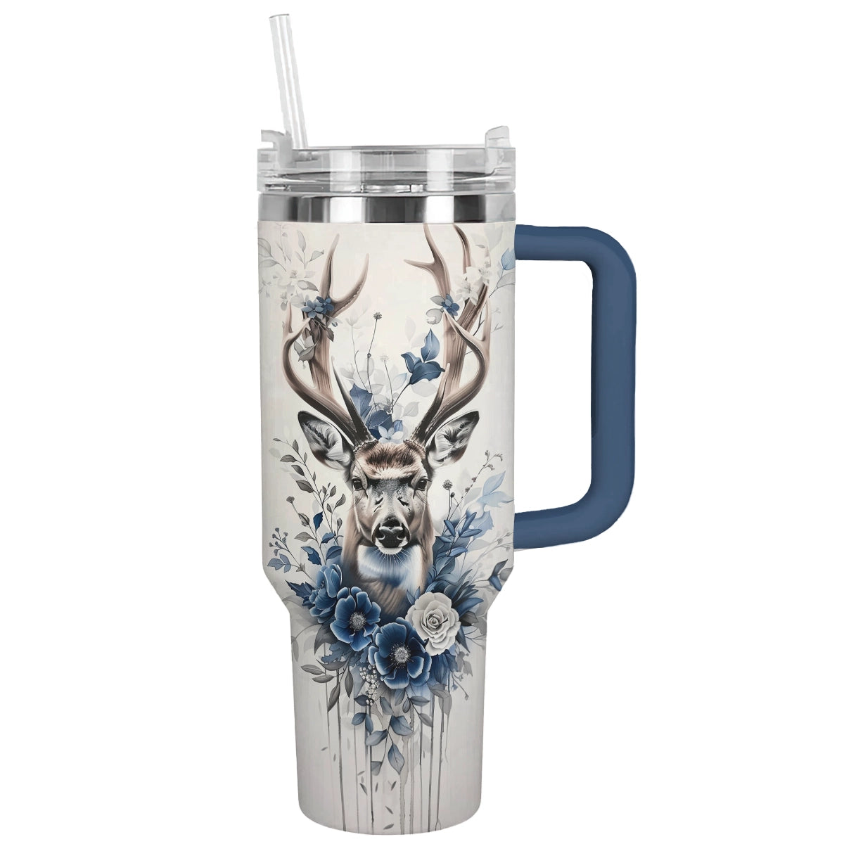 Shineful Tumbler Hunting Deer Floral v2