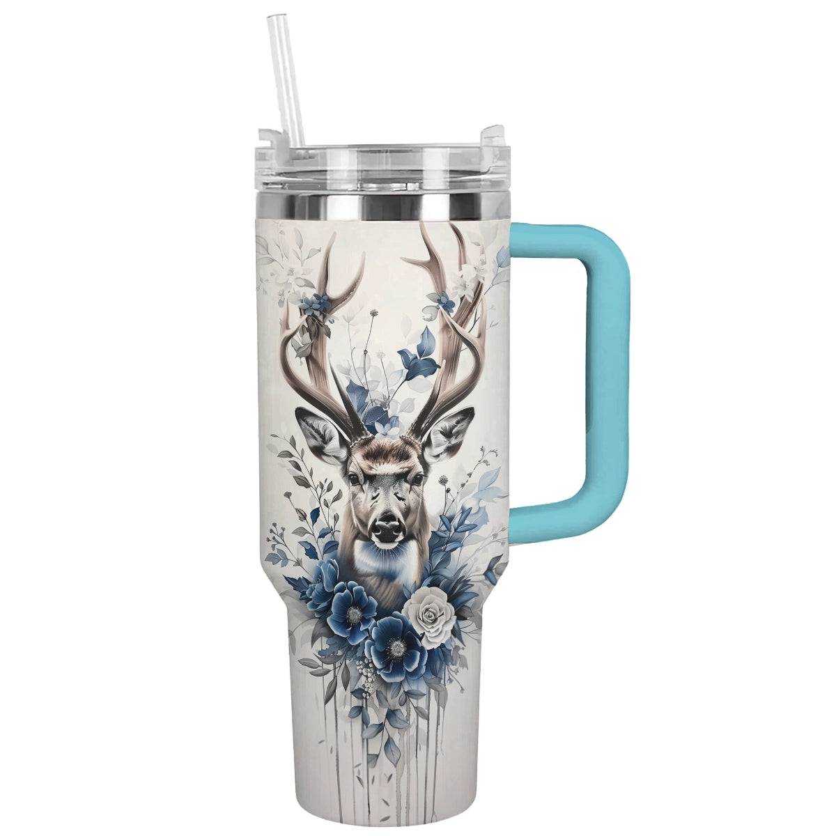 Shineful Tumbler Hunting Deer Floral v2