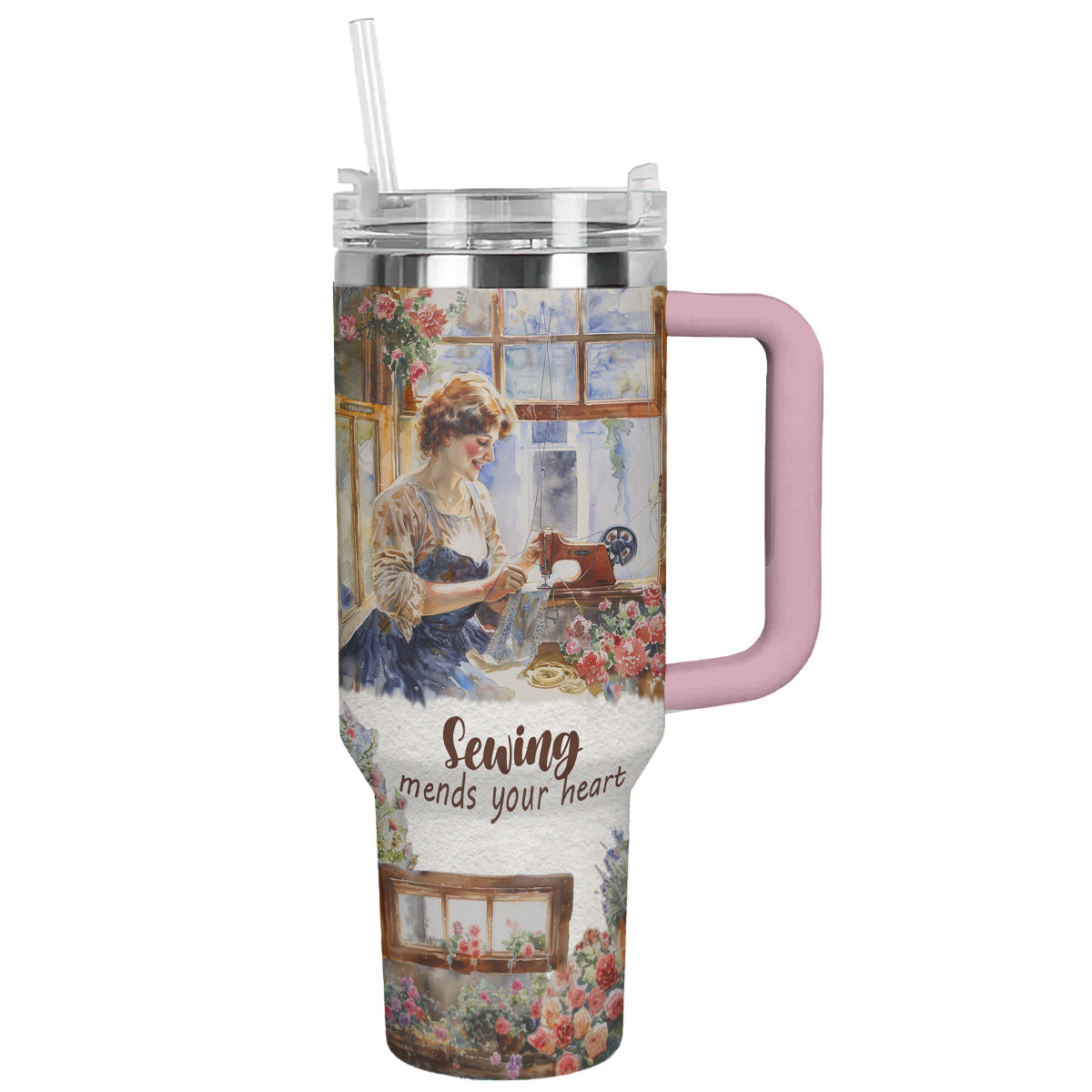 Shineful Tumbler Gorgeous Sewing Girl