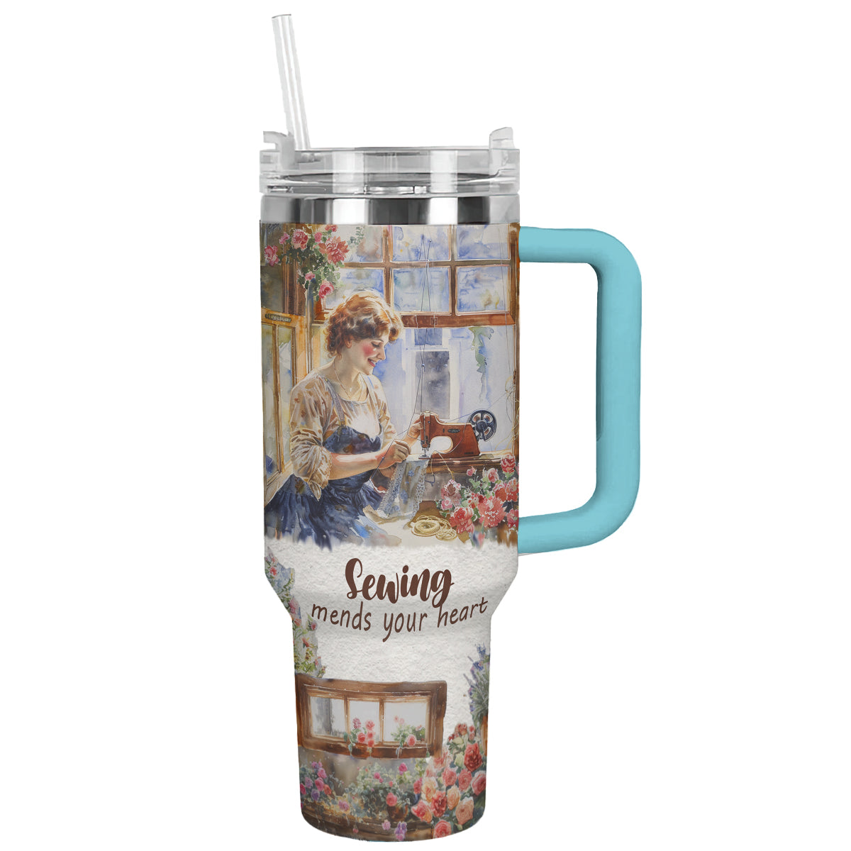 Shineful Tumbler Gorgeous Sewing Girl