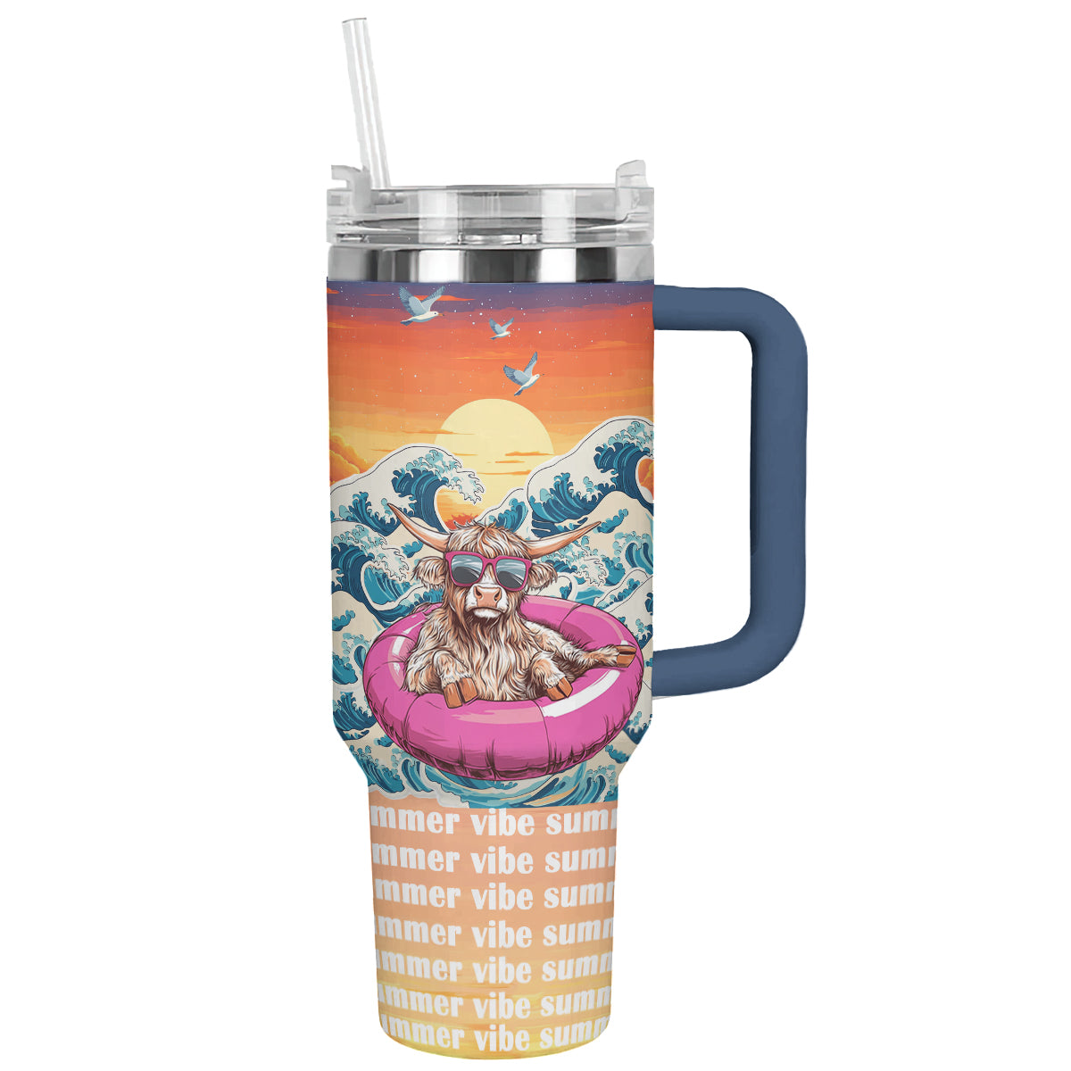 Shineful Tumbler Happy Cow Summer Holiday