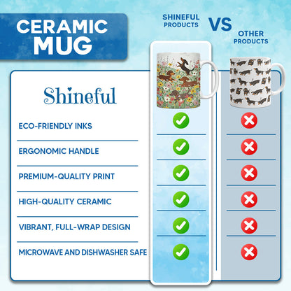 Shineful Ceramic Mug Midnight Garden