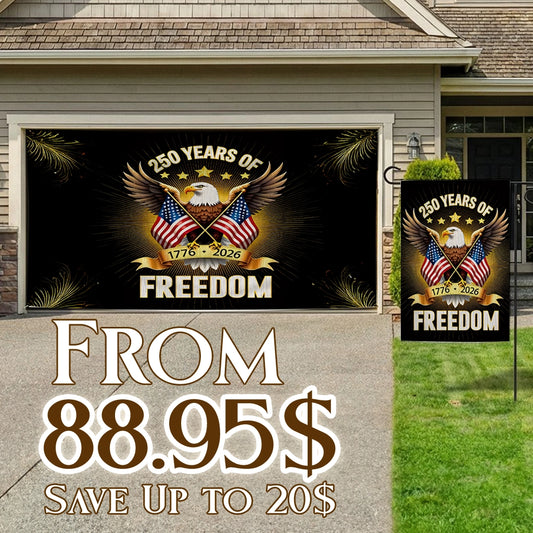 Shineful Bundle Garage and Garden Flag - Liberty Endures