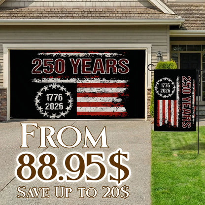 Shineful Bundle Garage and Garden Flag - Liberty Was Earned