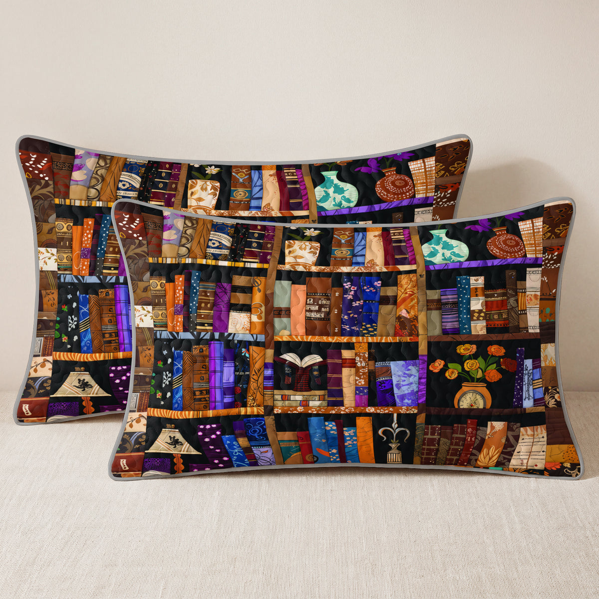 Shineful Quilt 3-Piece Set Library Dreams