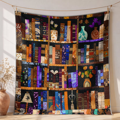 Shineful Quilt 3-Piece Set Library Dreams
