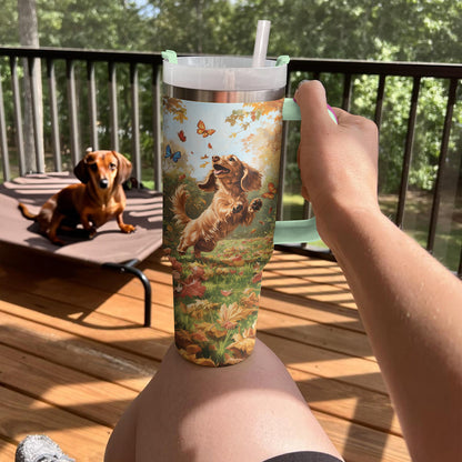 Shineful Tumbler Playful Dachshund Tumbler