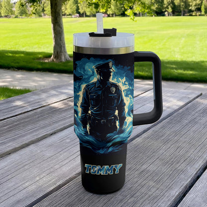 Shineful Tumbler Personalized Police Officer