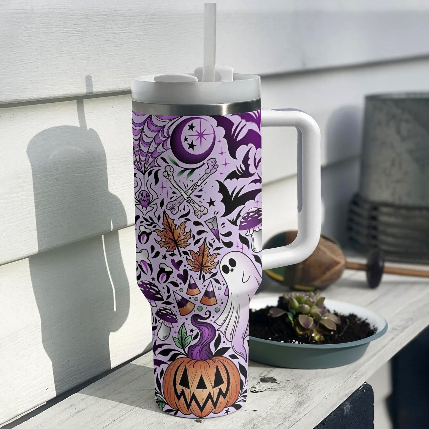 Shineful Tumbler Halloween Pattern