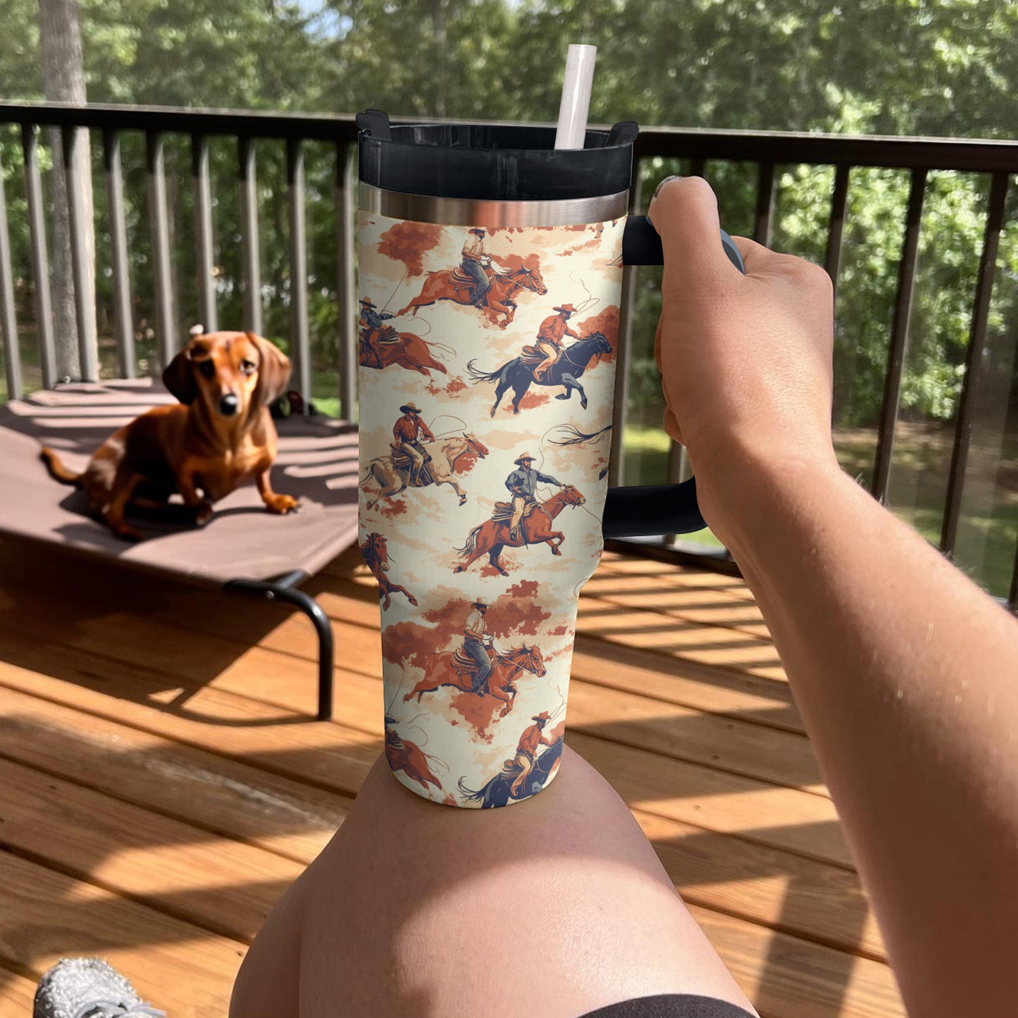 Shineful Tumbler Cowboy Rodeo