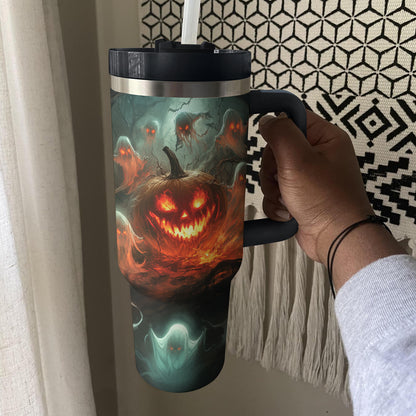 Shineful Tumbler Haunting Pumpkin Spirit