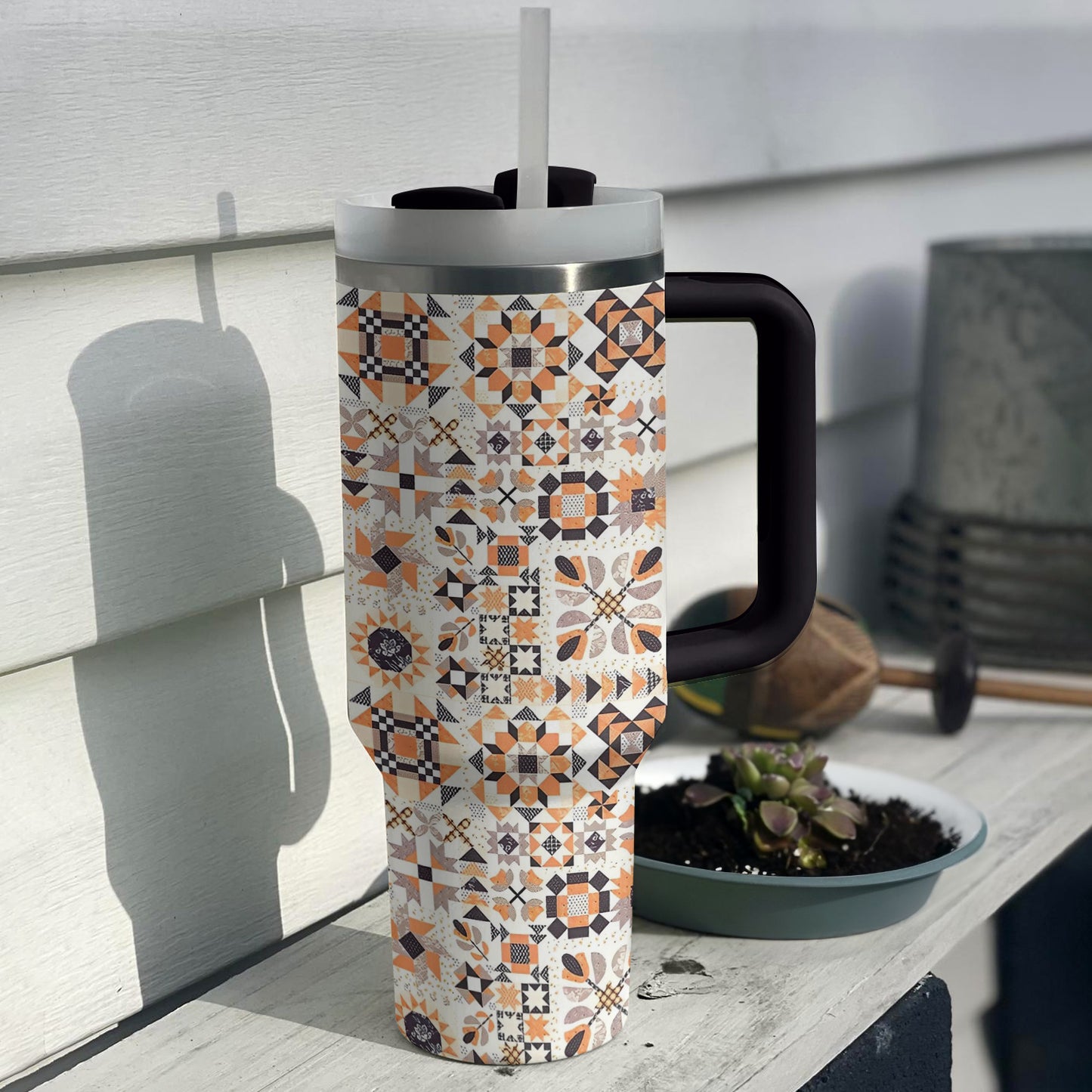 Shineful Tumbler Halloween Patchwork