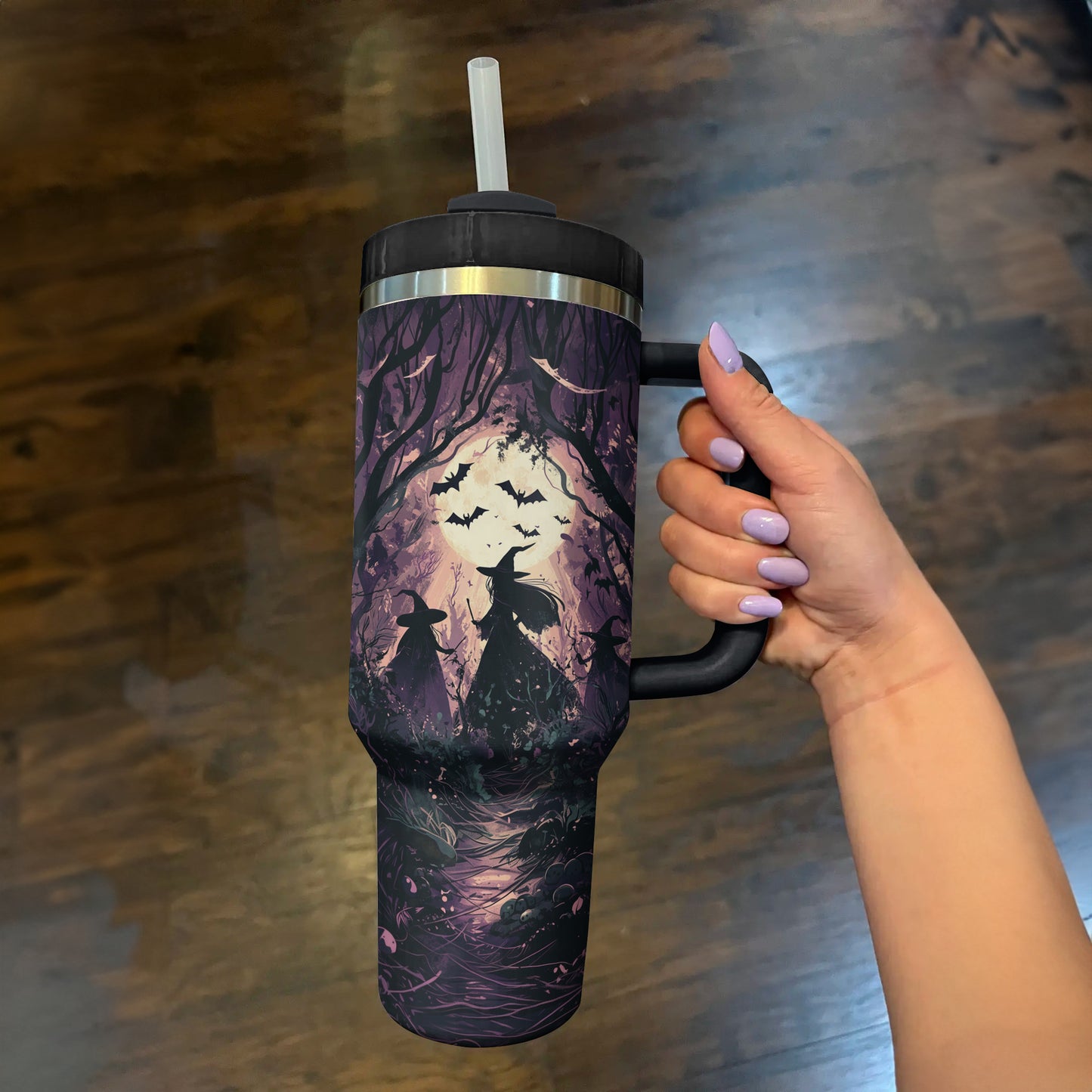 Shineful Tumbler Midnight Witch Coven