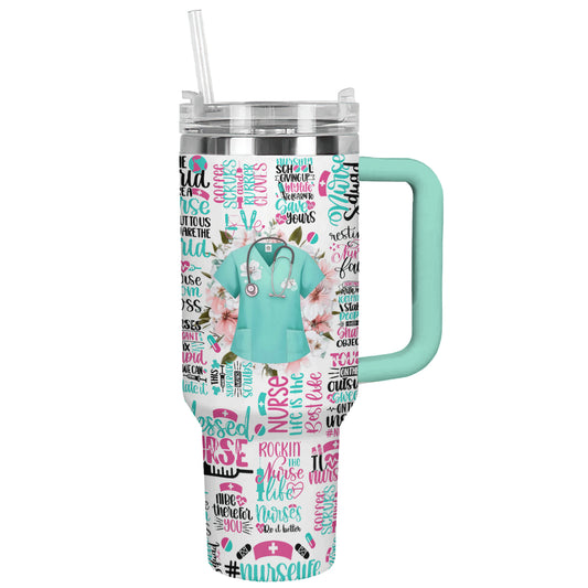 Shineful Tumbler Colorful Nurse Life