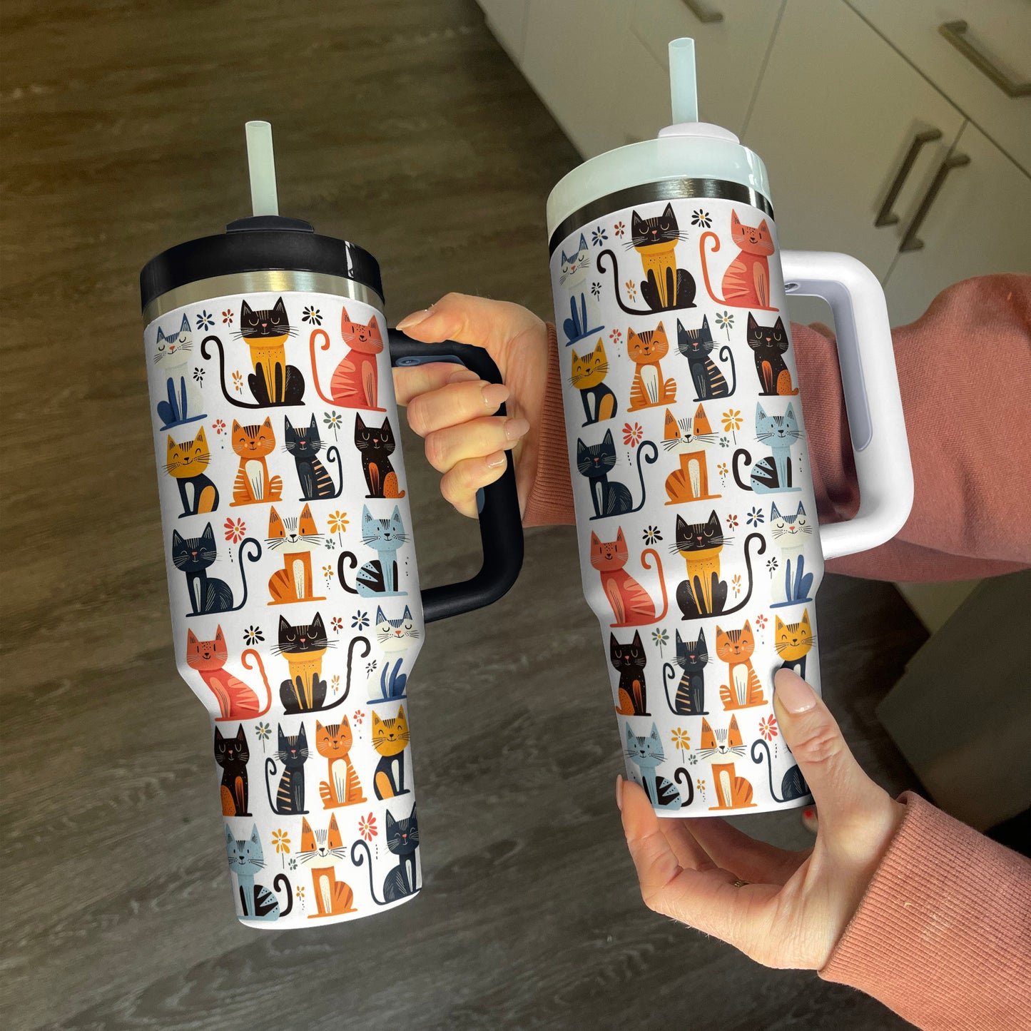 Shineful Tumbler Colorful Cat Lover