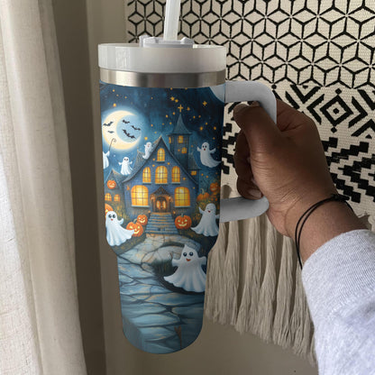 Shineful Tumbler Halloween Haunted House