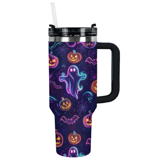 Shineful Tumbler Halloween Neon Ghost