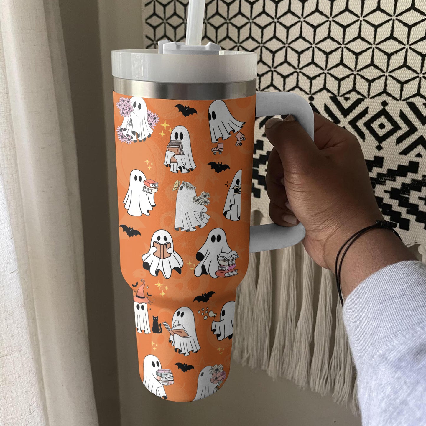 Shineful Tumbler Halloween Spooky Reading