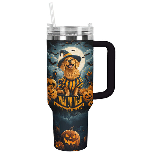 Shineful Tumbler Golden Trick Or Treat