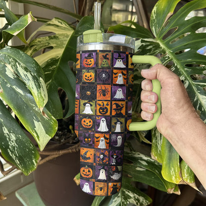 Shineful Tumbler Halloween Patchwork