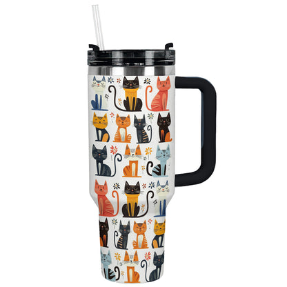 Shineful Tumbler Colorful Cat Lover