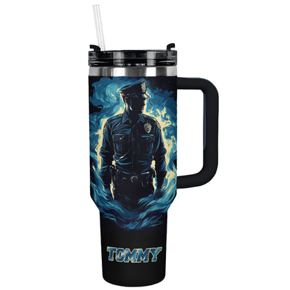 Shineful Tumbler Personalized Police Officer