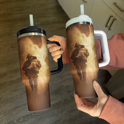 Shineful Tumbler Guardian Angel Firefighter