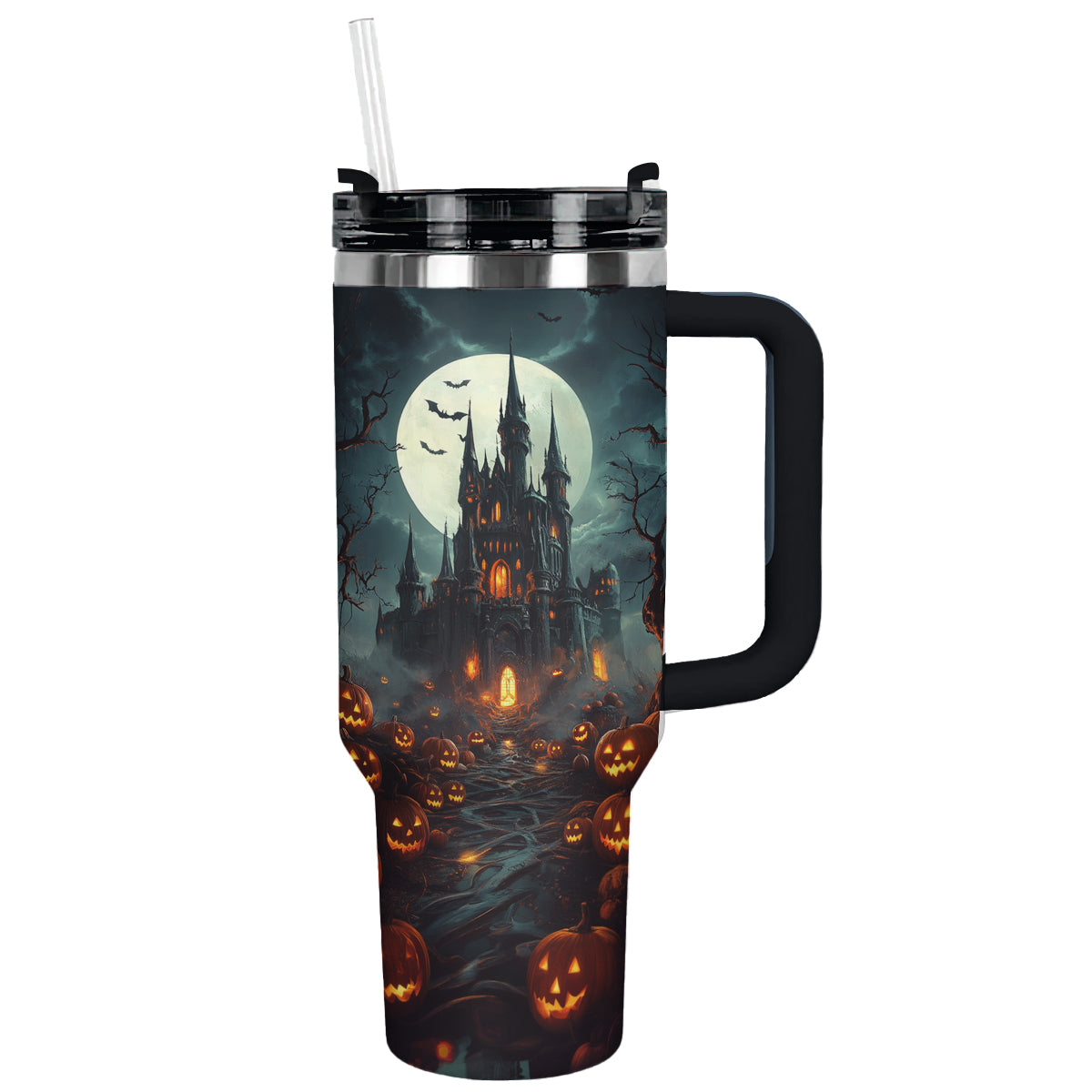Shineful Tumbler Halloween Haunted Castle