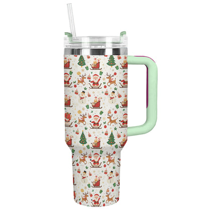 Shineful Tumbler Festive Christmas Joy Pattern