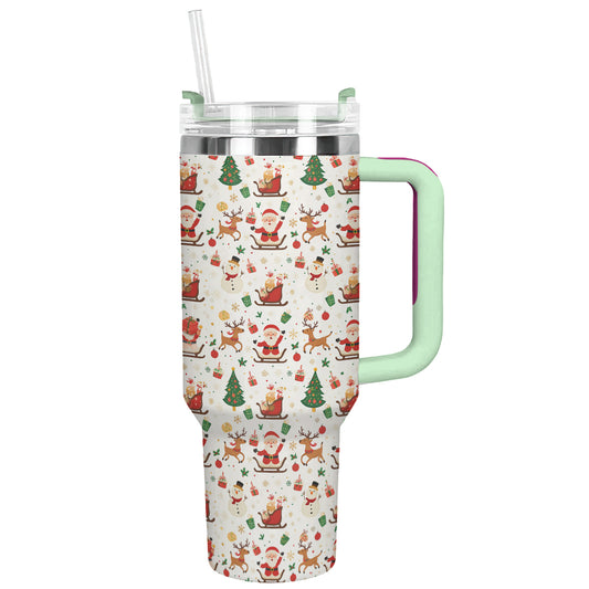 Shineful Tumbler Festive Christmas Joy Pattern