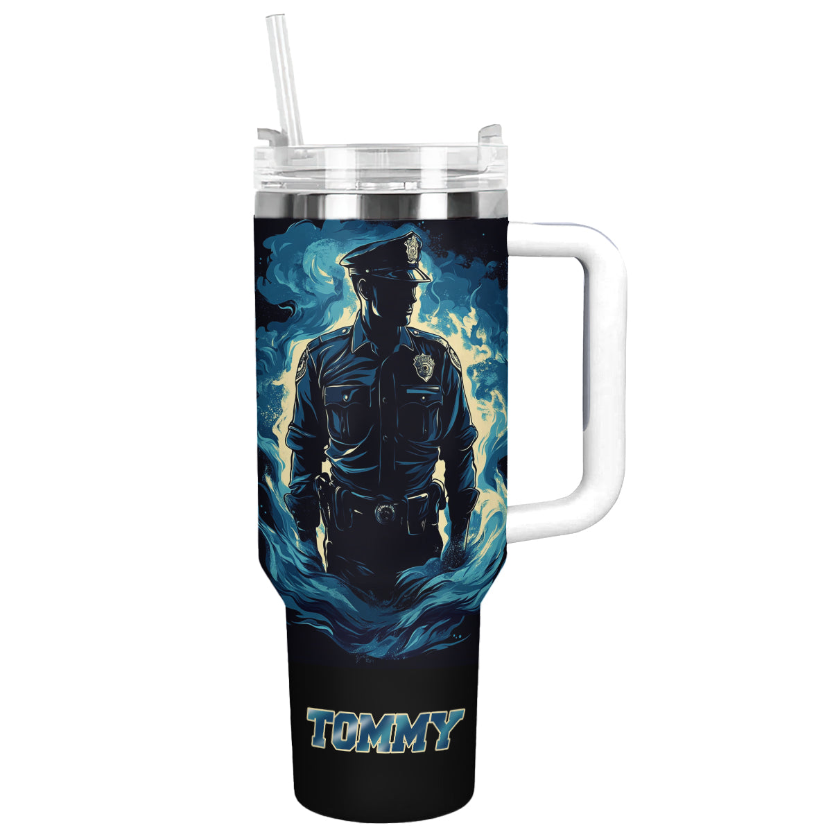 Shineful Tumbler Personalized Police Officer
