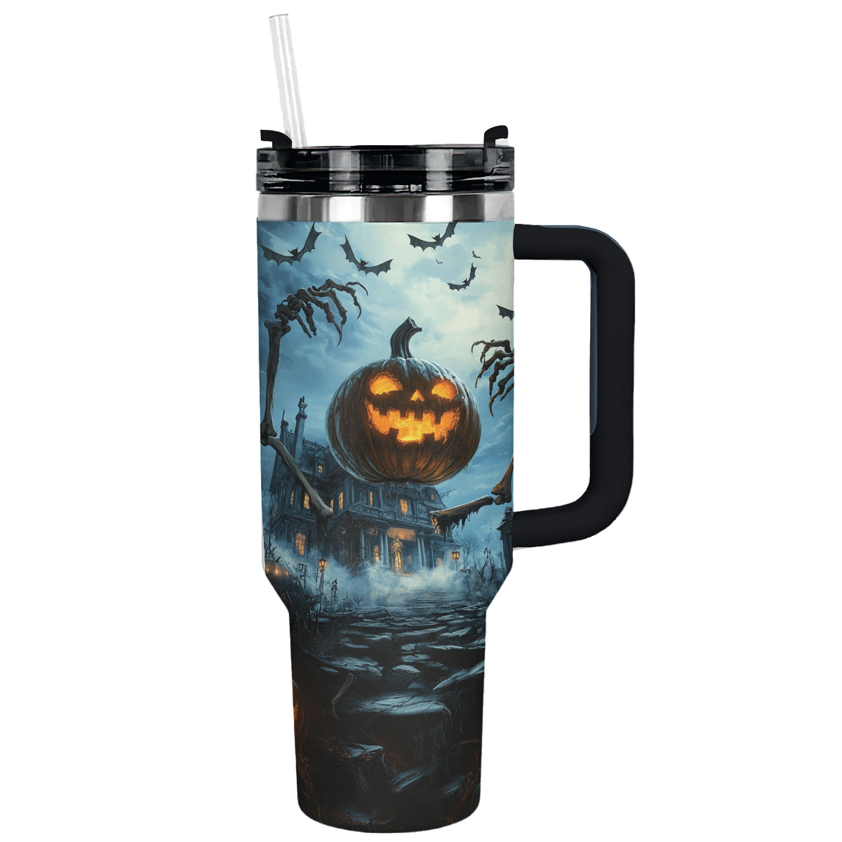 Shineful Tumbler Midnight Haunt Pumpkin