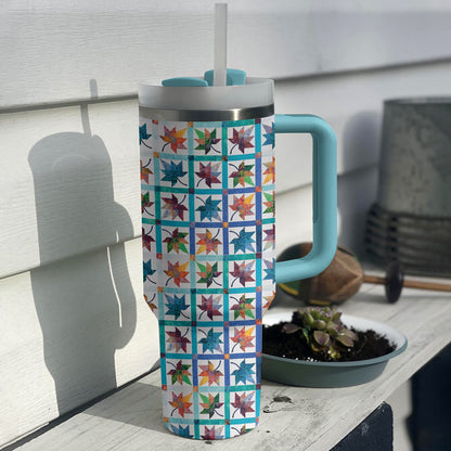 Shineful Tumbler Autumn Patchwork