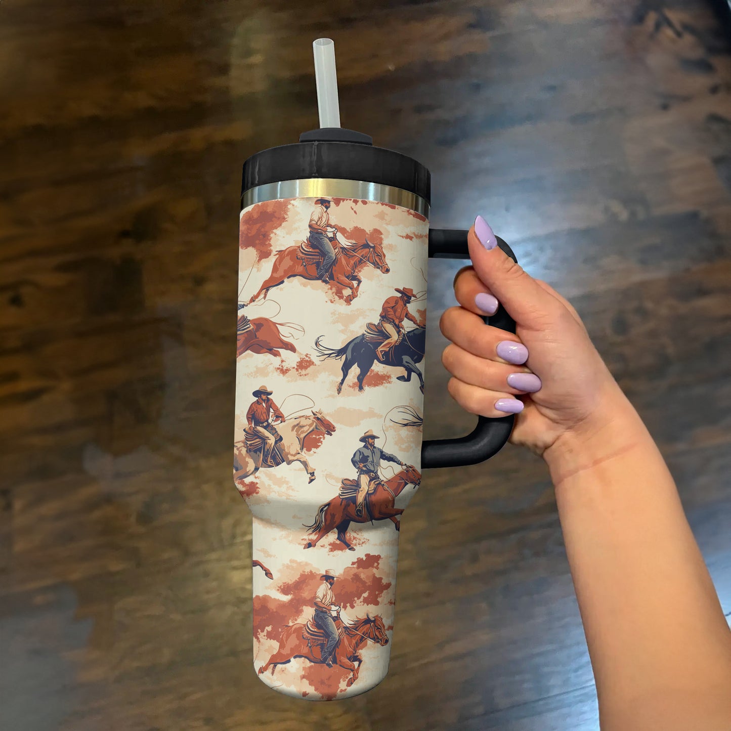 Shineful Tumbler Cowboy Rodeo