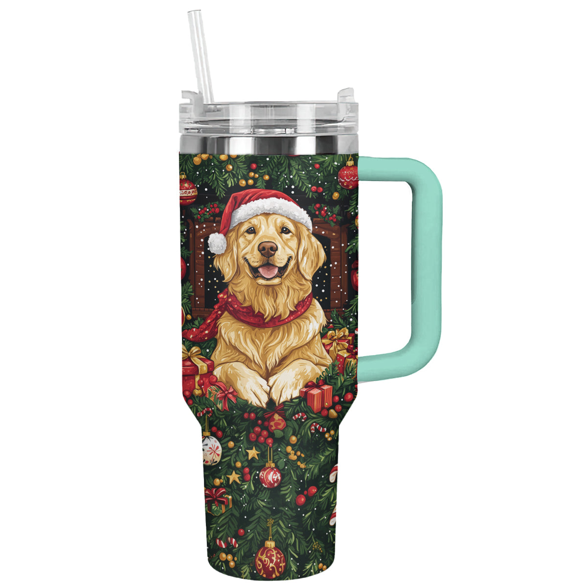 Shineful Tumbler Golden On Christmas