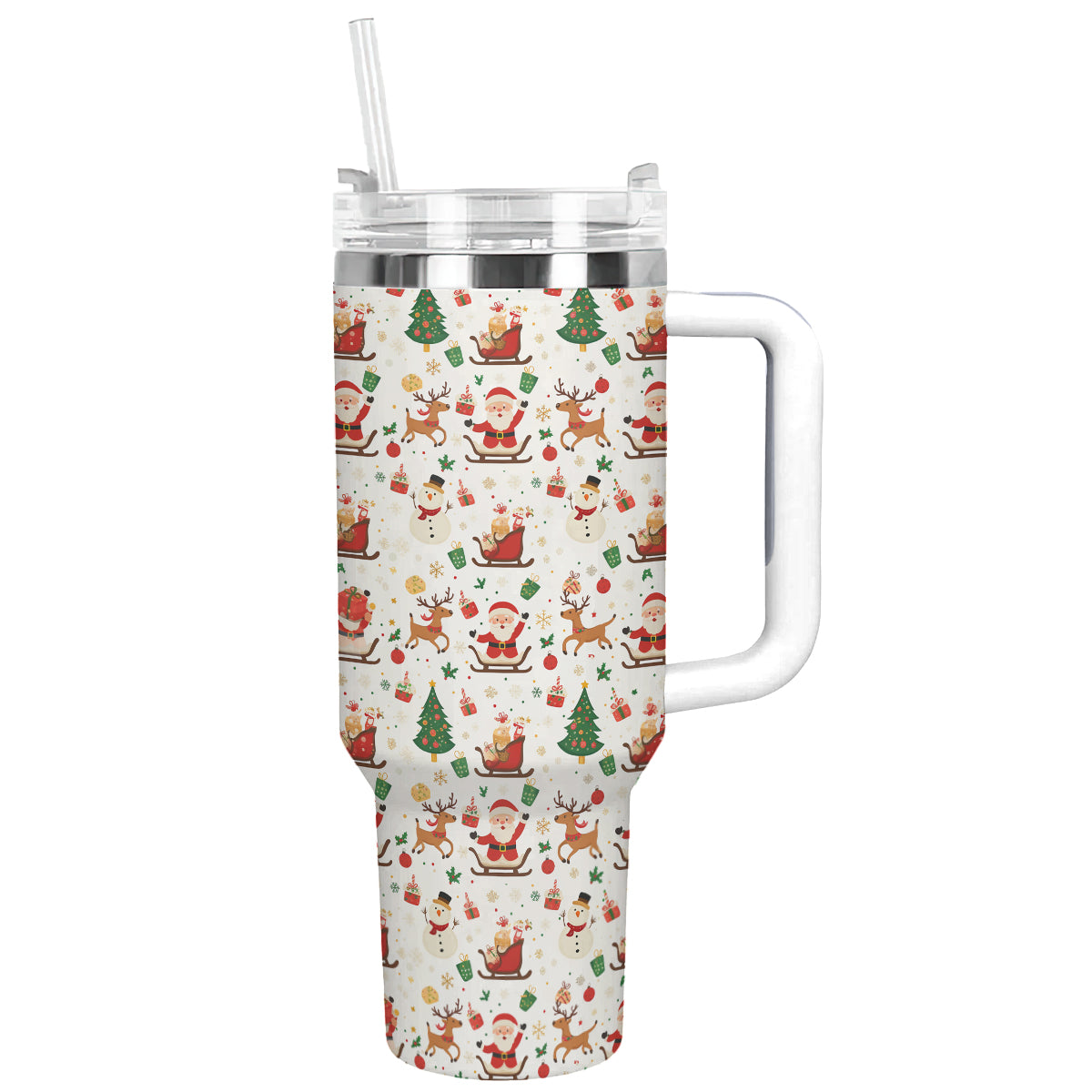 Shineful Tumbler Festive Christmas Joy Pattern